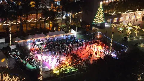 Holiday Ice Rink in Los Angeles, CA